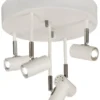 GUSTO Takspot LED Rak 5L Dimbar 30cm Vit/Krom