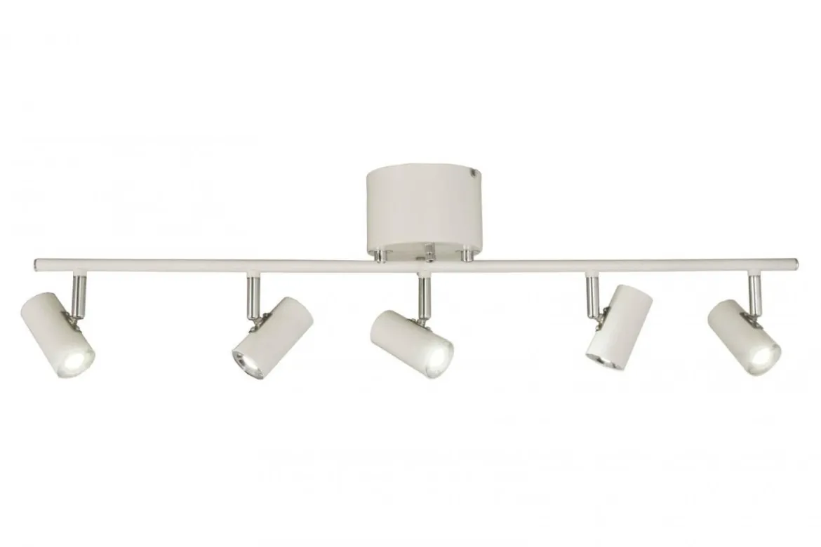 GUSTO Takspot Rak 5L Dimbar 79,5cm Vit