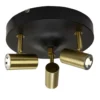 GUSTO Takspot Rund 3L Dimbar 25cm Svart