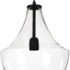 HAMHAMILTON Taklampa 30cm Klar/Svart