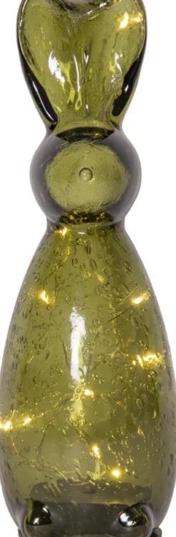 HARRY GREEN Glasdekoration Batteri 25cm Grön