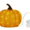 HARVY DekorationsPumpa Batteri 20cm Orange