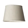 HERRINGBONE Lampskärm 15/20,5cm Oval Beige bomull