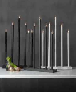 HOLY Ljusstake 64cm Grå