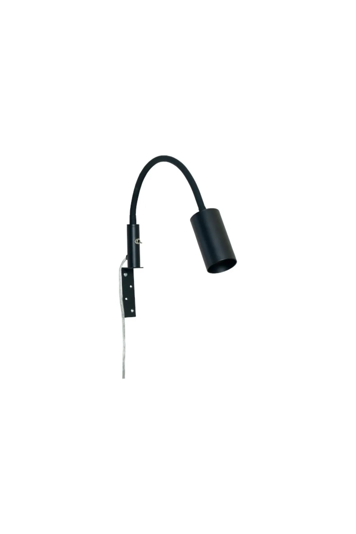 HUGIN Sänglampa 30cm Svart