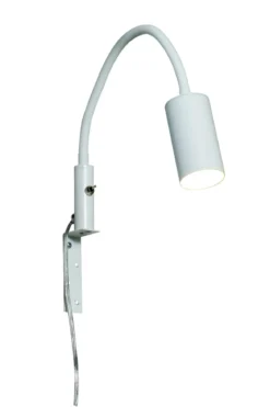 HUGIN Sänglampa 30cm Vit