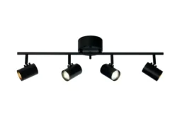 HUGIN Takspot Rak 4a Svart 75cm