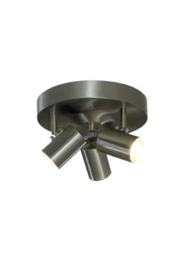 HUGIN Takspot Rund 3a 25cm Borstad Stål