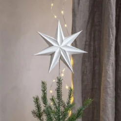 ISA Toppstjärna 21cm Vit