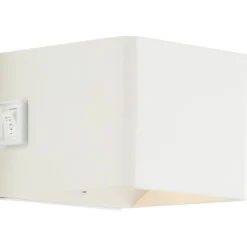 ISEO Vägglampa USB-Laddbar 10cm Mattvit IP44