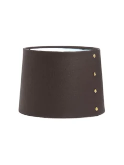 JANE Lampskärm 20/17cm Brun Läderlook