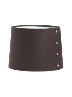 JANE Lampskärm 25/22cm Brun Läderlook