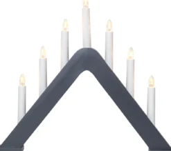 JARVE Ljusstake 7L 41cm Grafit