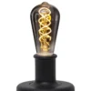 JOJO Lampfot E27 10cm Svart