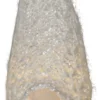 JOYLIGHT Dekorationsfigur Tomte Batteri 18cm Vit