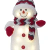 JOYLIGHT Tomte Dekoration 38cm Röd/Vit