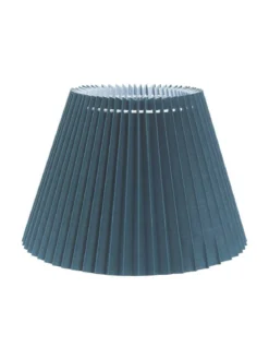 KARIN Lampskärm Veckad 32/20cm Veckad Petrol Blå