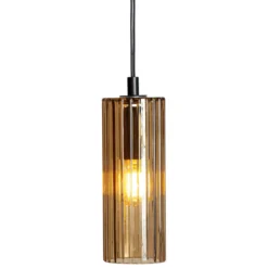 Kiera Fönsterlampa 7cm Svart/Amber