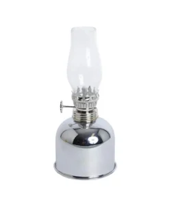 Klassisk Fotogenlampa 19cm Silver
