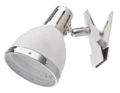KLÄMMA Vägglampa 10cm Vit