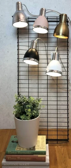 KLÄMMA Vägglampa 10cm Vit