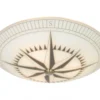 KOMPASS Plafond 42cm Vit/Svart