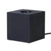 KUB Lampfot E27 9cm Svart