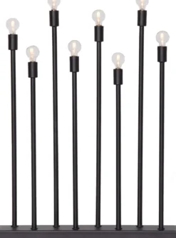 LADDA USB Ljusstake 40cm Svart