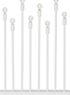 LADDA USB Ljusstake 40cm Vit