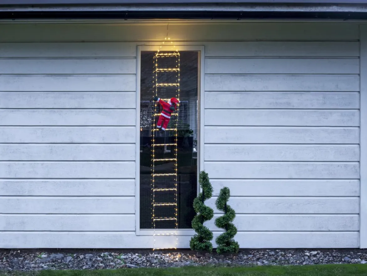 LADDE Siluett Klättrande Tomte 200cm IP44