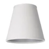 LAMPSKÄRM Linne Klotfäste Vit 17cm