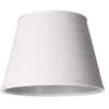LAMPSKÄRM Linne Klotfäste Vit 20cm