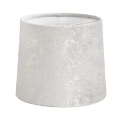 LAMPSKÄRM Sammet 16/14cm Grå