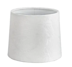 LAMPSKÄRM Sammet 16/14cm Vit