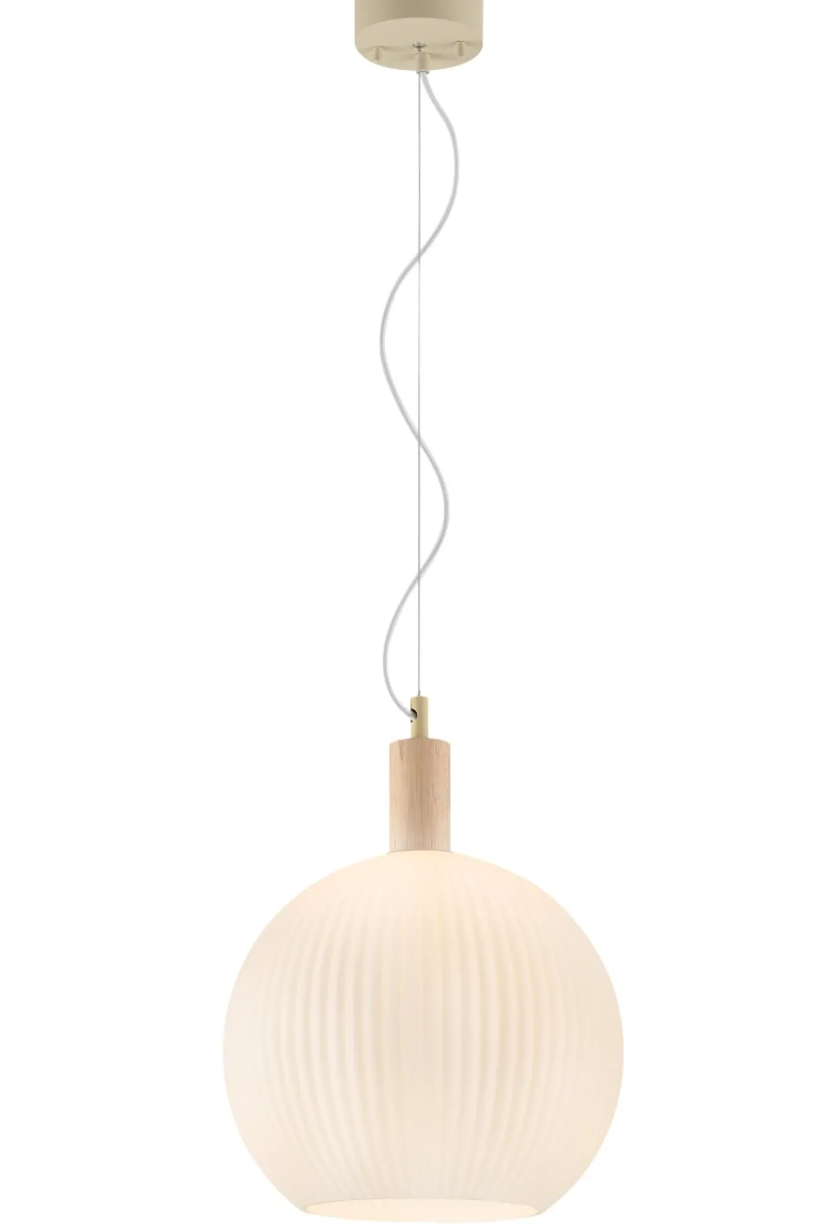 LAPPONIA Takpendel 35cm Vit/Trä