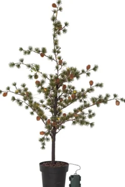 LARIX Dekorationsträd Batteri 117cm Grön IP44