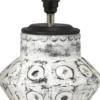 LARRY Lampfot 28cm Vit