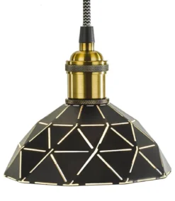 LASERSKUREN Fönsterlampa 15cm Svart/Vit