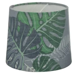 LEAF Lampskärm Tyg 16cm Grå