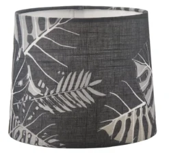 LEAF Lampskärm Tyg 20cm Svart