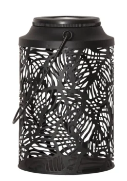 LEAFY Solcellslykta 17cm Svart