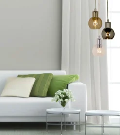 LEAH Fönsterlampa 13cm Krom/Klar
