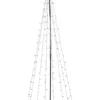 LIGHT TREE Utomhusdekoration 75cm 170LED IP44 Svart