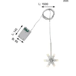 LIGHTY Ljusslinga 8,5cm Klar