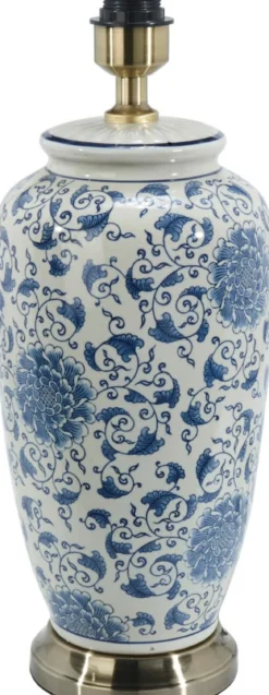 LI JING Lampfot 49cm Vit/Blå
