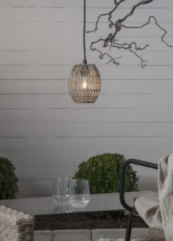 LINDE Lampskärm Utomhus 18cm Beige IP44