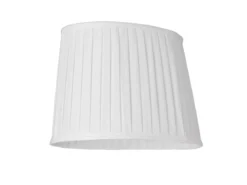 LINNE PLISSERAD Lampskärm 260/320mm Oval Vit