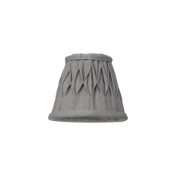 LINNE VECKAD Lampskärm 8/14cm Grå