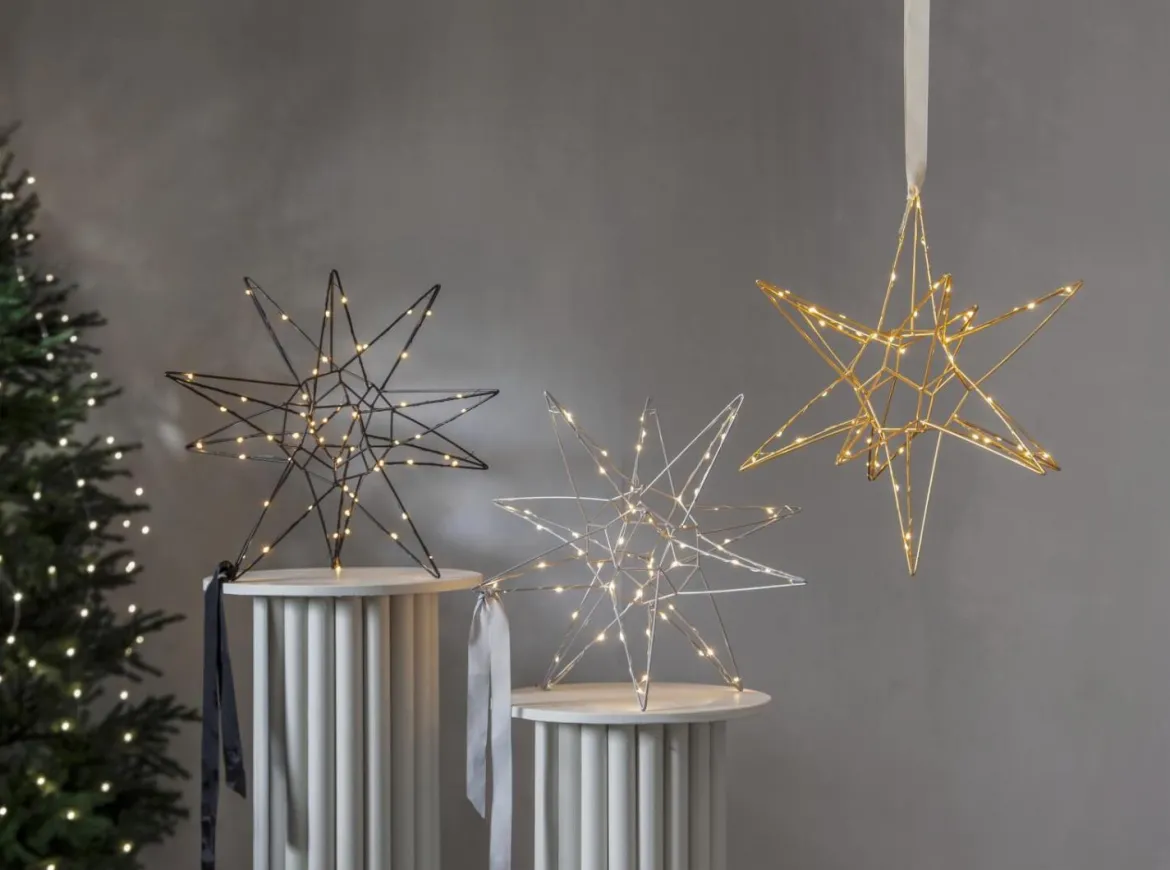 LIZZY Stjärna 47cm 60LED Silver