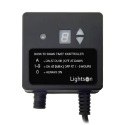 LJUSSENSOR med ställbar timer 12V IP44